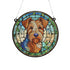 Welsh Terrier Stained Glass Effect Suncatcher